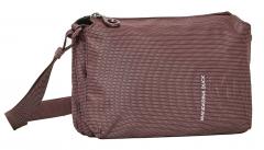 leichte Schultertasche dreigeteilt MD20 Grape Mandarina Duck Schimmererffekt 