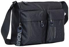leichte Schultertasche dunkelblau Mandarina Duck MD20 Crossover Scarab