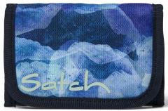 Satch Blurry Sky Wallet blau Klettverschluss recycelt Schüler