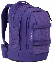 Satch Pack recycelt Schulranzen lila Bright Faces Smiley Swap