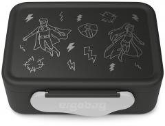 Ergobag Essensdose dunkelgrau Superheld 