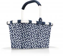 reisenthel Carrybag Frame Signature Navy Logoprint dunkelblau Tragekorb