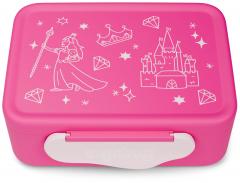 Frühstücksdose pink rosa Ergobag Königin Märchenschloss Klickverschluss