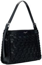 schwarze Desigual Handtasche feminin Buxton geflochten Argon
