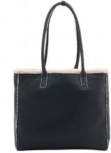 Take All You Need Shopper FREDsBRUDER Shearlingoptik schwarz