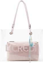 transparente Damentasche L.Credi Innentasche rosa Seestern Reja Cherry Blossom