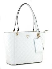 Guess Tote Bag Noelle White weiß Alloverprägung Etui