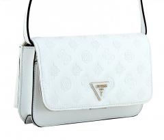 Abendtasche Clutch weiß Überschlag Prägung La Femme Guess