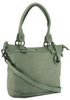 Bianca Henkeltasche Mint Harbour2nd grün Schultergurt Handmade