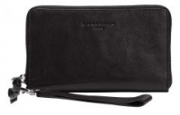 Zip Around Wallet Liebeskind Berlin Tamora Vivian black Lamb Solida Leder