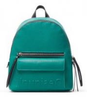 Cityrucksack grün Desigual Embossed Half Mombasa Mini Prägung