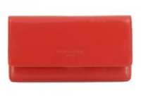 Brieftasche Glossy Slam PS9 poppy red Scott Überschlag