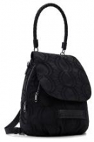 Desigual Rucksacktasche Negro Ankara Bubbles Black Nylon