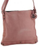 Damen Ledertasche Harbour2nd Vera Anchor Love Flamingo Rosa Crossover