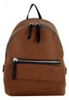 Damenrucksack Desigual Embossed Half Beige Oscuro braun Mombasa Mini