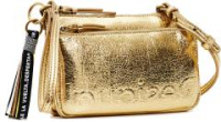 Metallictouch Gold Desigual Half Logo Linda Wallet Glanzbeschichtung