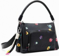 Crossovertasche Streublumen schwarz bunt Desigual Fresia Dortmund 