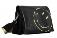 Überschlagtasche Desigual Smile Dortmund Flap schwarz gelb