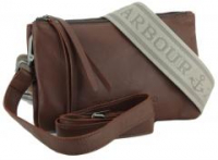 Crossover Tasche Harbour2nd Enya Cognac Braun Webgurt