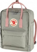 Schultasche grau rosa Fjällräven Kanken Fog Pink