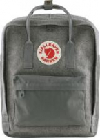 grauer Schulrucksack Fjällräven Kanken Re-Wool recyclete Wolle Granite Grey