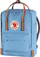 Jugendrucksack Regenbogen bunt blau Fjällräven Kanken Air Blue Rainbow