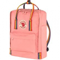 Fjällräven Kanken Rainbow pink Rucksack mit Sitzkissen rosa