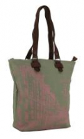 Beuteltasche beige rosa Harbour2nd Annen Stoffdruck NewLine Canvas