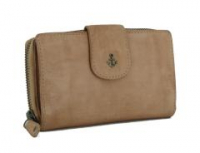 Retro Geldtasche Harbour2nd Linn Leder Caramel