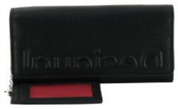 Geldbörse mit Überschlag Desigual schwarz Half Logo Mariona Negro
