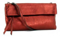 Gianni Chiarini Clutch Cherry Paprika rot metallic glänzend