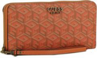 Damenbrieftasche Orange Logoprint Guess Laurel 