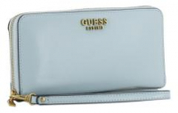 Laurel Guess Portmonee mit Handschlaufe Hellblau Pale Cloud