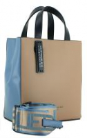 Tragetasche Liebeskind Paper Bag Tote S Natural Blockfarben beige blau