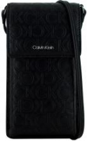 Smartphonetasche schwarz Prägung Calvin Klein CK Must Phone Pouch