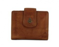 Harbour 2nd Geldtasche Stella Cognac braun klappbar Leder