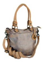 Henkeltasche Bianca Harbour2nd Sand metallic beige nude Vintage