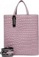 Reptiloptik Kurzgrifftasche Paper Bag Tote M Pale Lavender Lila Liebeskind Berlin