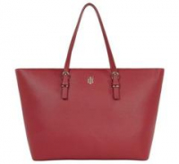 Henkeltasche Tommy Hilfiger Timeless Med Tote Damen Rouge Rot