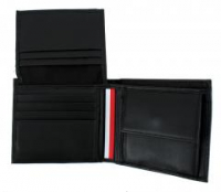 Dolllarvisit Tommy Hilfiger Leather Black  CC Flap and Coin 