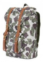 Herschel Rucksack Little America Frog Camo Flecktarn Grüntöne