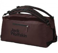 Jack Wolfskin SporttascheTraveltopia Duffle 45 Liter Backpackfunktion Cordovan Red nachhaltig