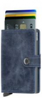 Secrid Miniwallet Kartenetui Vintage Blue RFID-Schutz dunkelblau