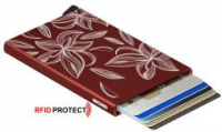 Kartenhülle Cardprotector Secrid Laser Magnolia bordeaux