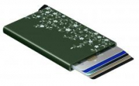 Kartenetui Secrid Cardprotector Provence Green Blumen grün