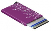 Cardprotector Provence Violet Blumengravur lila RFID-Schutz