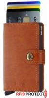 Secrid Geldbörse Mini Wallet Original Cognac