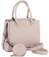 Guess Girlfriend Satchel Alexie Rose rosa strukturiert abnehmbares Etui