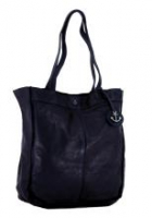 Harbour2nd Henkeltasche Elbe 2 Navy Rindsleder dunkelblau