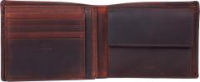 Lederbörse dunkelbraun Loreto Typhon Dark Brown Vintage 